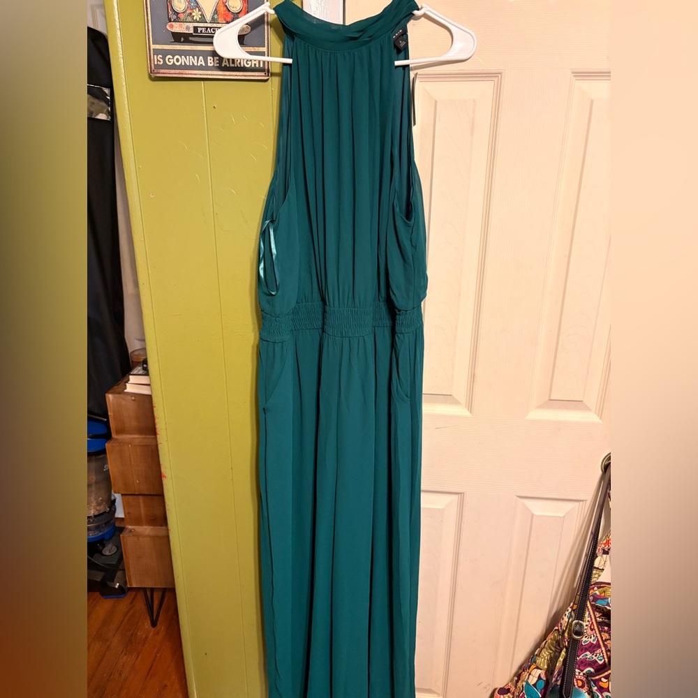 Wide leg Torrid chiffon jumpsuit